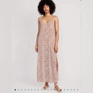 Tie-Back Maxi Slip Dress for Women